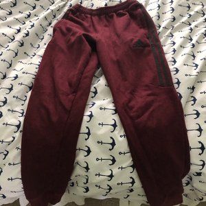 Maroon Adidas Joggers